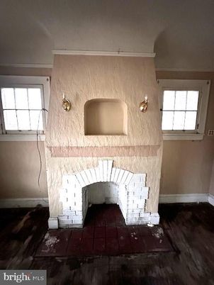 Fireplace, Interior, Wood Texture Flooring