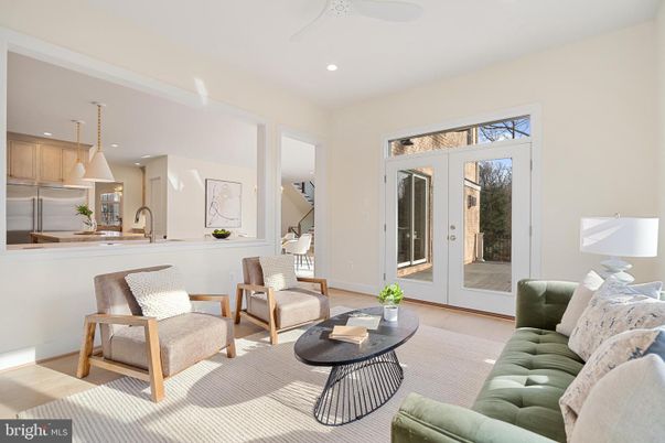 Interior, Kitchen, Living room, Pendant Lights, Recessed Lighting, Wood Texture Flooring