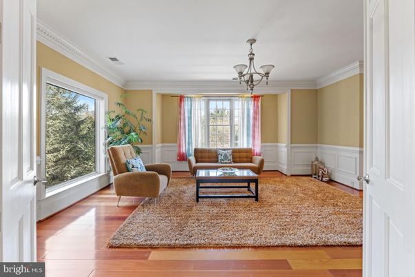Chandelier, Interior, Living room, Wood Texture Flooring