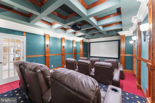 Home Theatre Room, Interior, Projection Screen, Recessed Lighting, Theatre Room