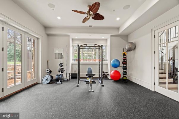Fitness Equipment, Interior, Recessed Lighting