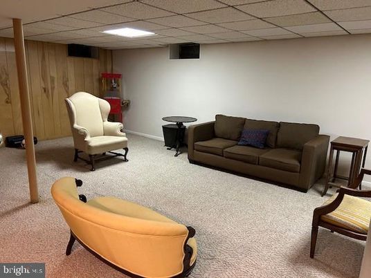 Interior, Living room, Recessed Lighting, Wooden Walls