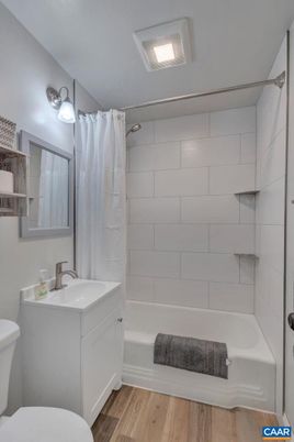 Bathroom, Interior, Wood Texture Flooring