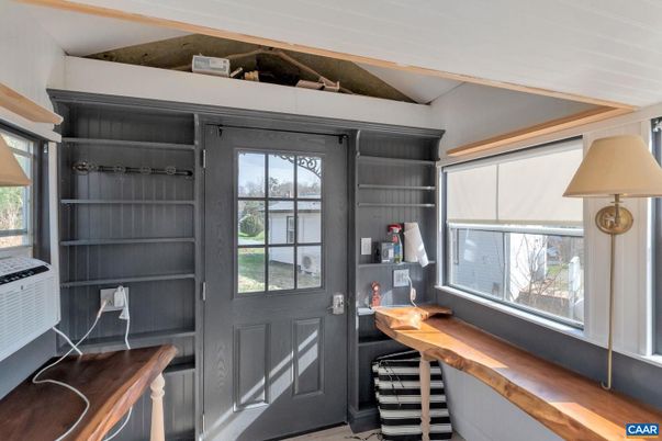 Home Office, Interior, Wood Texture Flooring