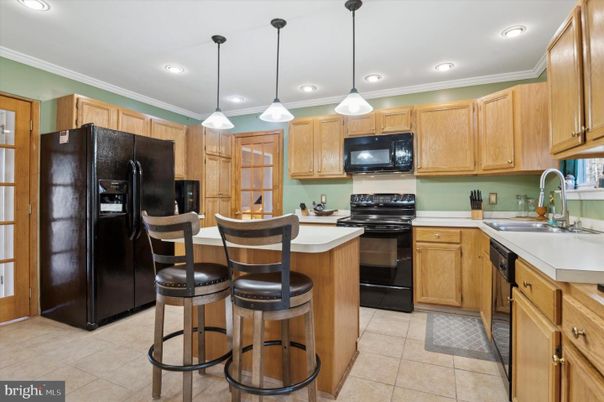 Interior, Kitchen, Pendant Lights, Recessed Lighting