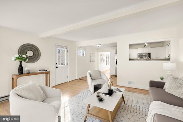 Interior, Kitchen, Living room, Stainless Steel Appliances, Wood Texture Flooring