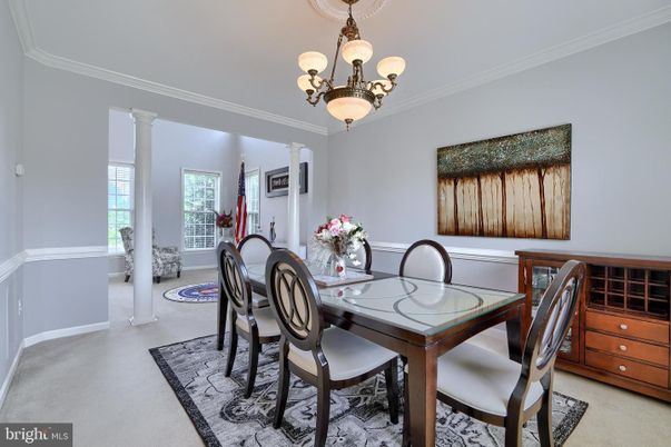 Chandelier, Dining room, Interior