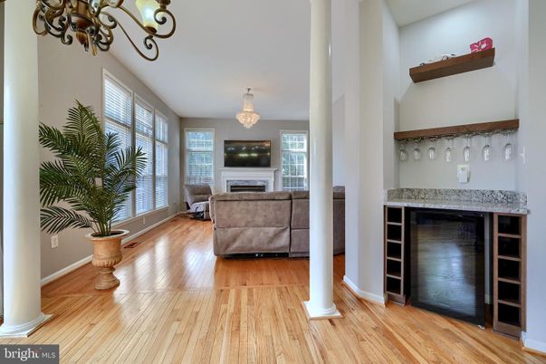 Chandelier, Fireplace, Interior, Living room, Wood Texture Flooring