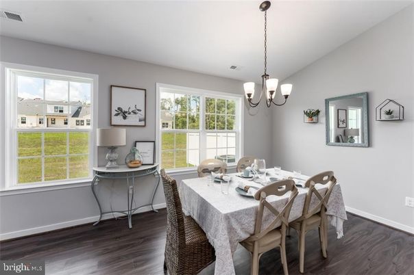Chandelier, Dining room, Interior, Pendant Lights, Wood Texture Flooring