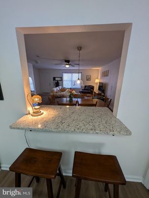 Dining room, Interior, Living room, Pendant Lights, Wood Texture Flooring