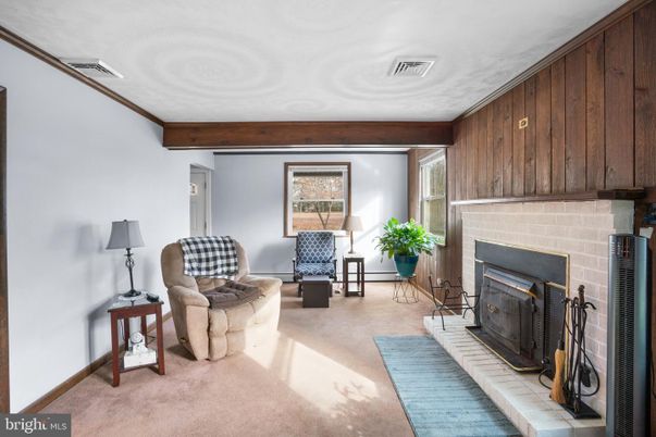 Fireplace, Interior, Living room, Stone Walls, Wooden Walls