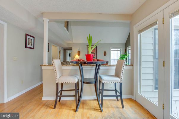 Dining room, Interior, Wood Texture Flooring