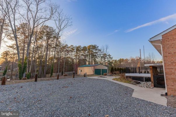 Backyard, Detached Garage, Exterior