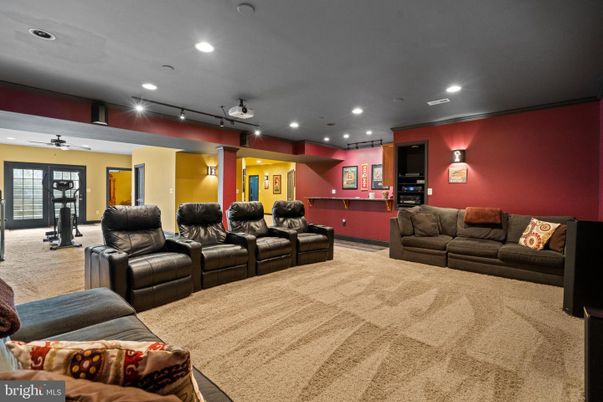 Home Theatre Room, Interior, Living room, Recessed Lighting, Theatre Room