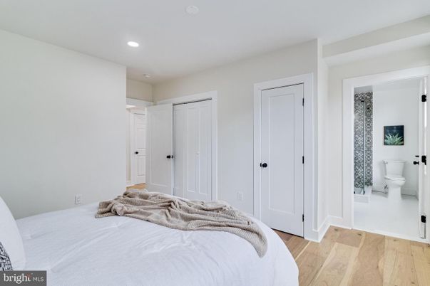 Bathroom, Bedroom, Interior, Recessed Lighting, Wood Texture Flooring