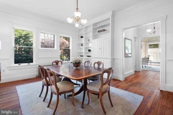 Chandelier, Dining room, Interior, Pendant Lights, Wood Texture Flooring