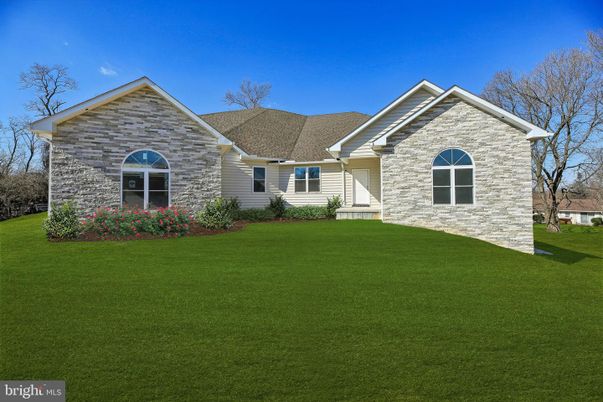 Backyard, Exterior, Facade, Brick Traditional