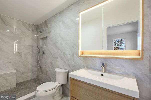 Bathroom, Interior, Marble Walls