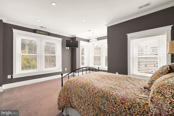 Bedroom, Chandelier, Interior, Recessed Lighting