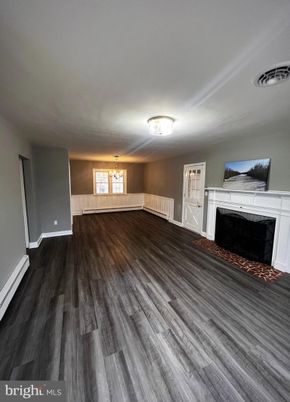 Empty room, Fireplace, Interior, Wood Texture Flooring