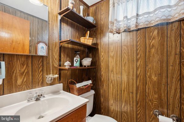 Bathroom, Interior, Wooden Walls