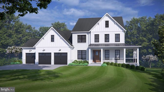 Attached, Exterior, Facade, Farmhouse
