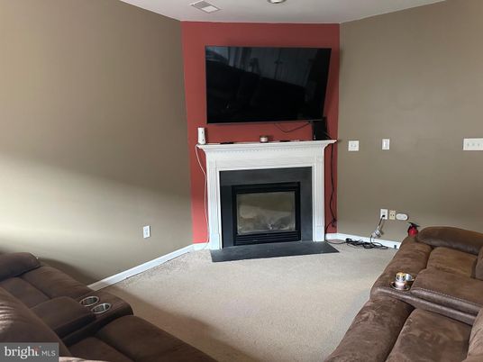 Fireplace, Interior, Living room, Recessed Lighting