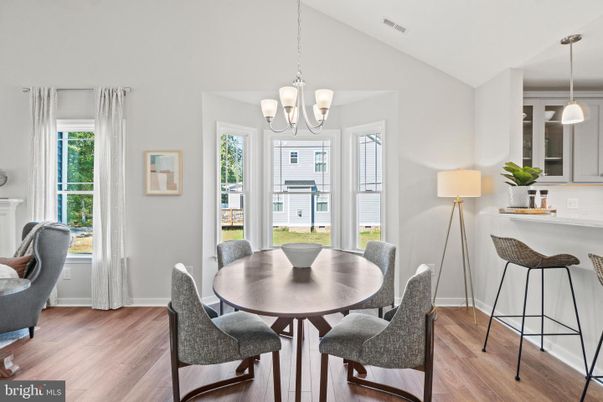 Chandelier, Dining room, Interior, Pendant Lights, Wood Texture Flooring