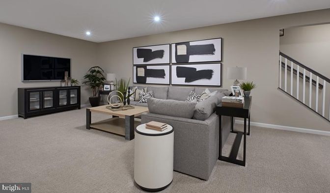 Interior, Living room, Recessed Lighting
