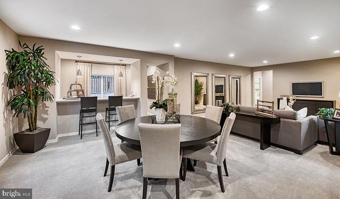 Dining room, Interior, Kitchen, Living room, Pendant Lights, Recessed Lighting