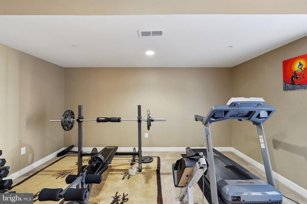 Fitness Equipment, Interior, Recessed Lighting