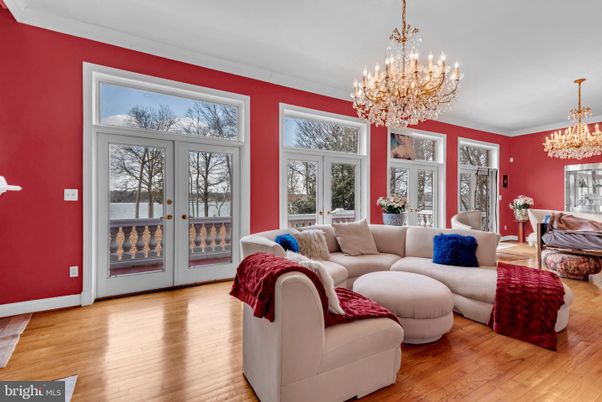Chandelier, Interior, Living room, Wood Texture Flooring