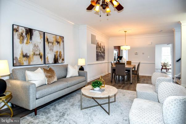 Dining room, Interior, Living room, Pendant Lights, Wood Texture Flooring