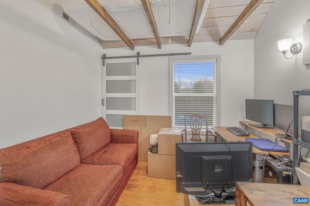 Home Office, Interior, Living room, Wooden Beams, Wood Texture Flooring