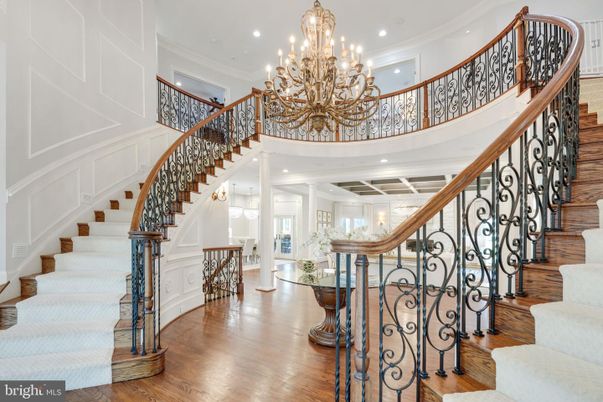 Chandelier, Interior, Recessed Lighting, Wood Texture Flooring