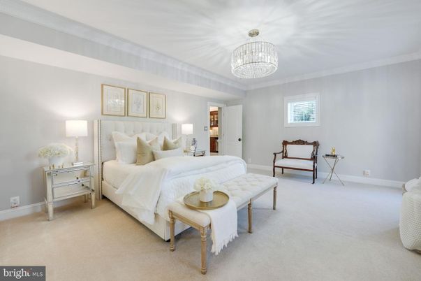 Bedroom, Chandelier, Interior