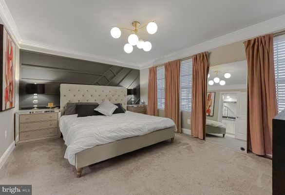 Bedroom, Interior, Pendant Lights