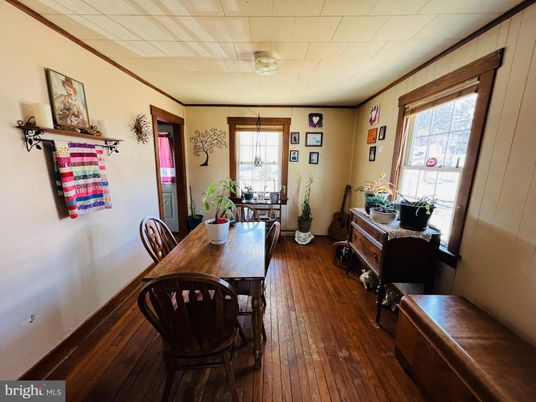 Dining room, Interior, Wood Texture Flooring