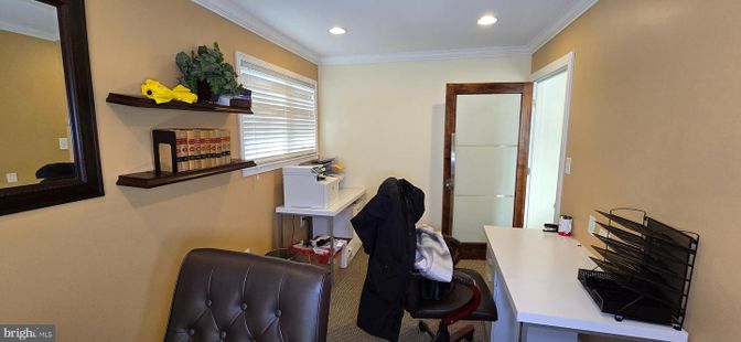 Home Office, Interior, Recessed Lighting