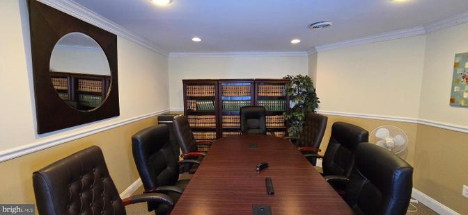 Home Office, Interior, Recessed Lighting