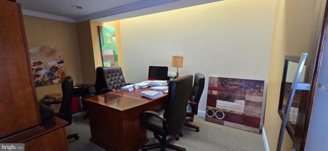 Home Office, Interior, Recessed Lighting