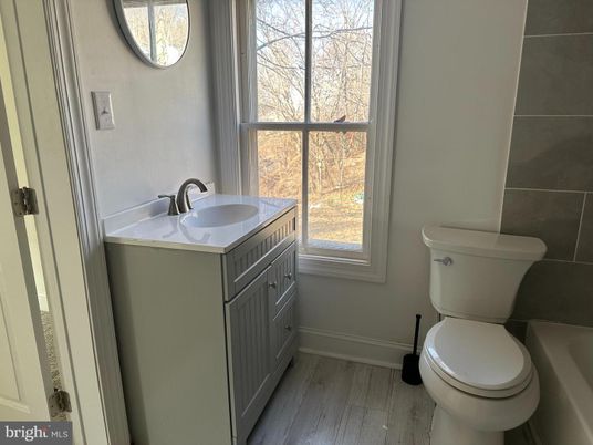 Bathroom, Interior, Wood Texture Flooring