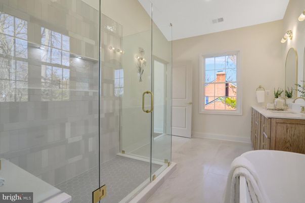 Bathroom, Glass Shower, Interior