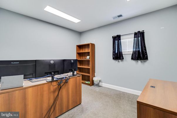 Home Office, Interior, Recessed Lighting