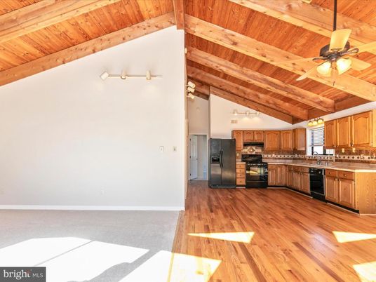 Interior, Kitchen, Stainless Steel Appliances, Wooden Beams, Wooden Ceilings, Wood Texture Flooring