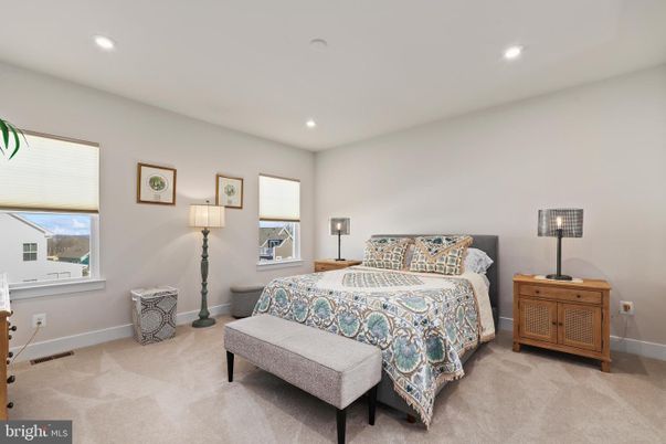 Bedroom, Interior, Recessed Lighting