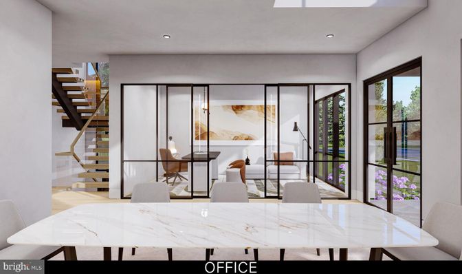 Dining room, Interior, Recessed Lighting