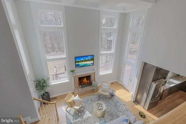 Fireplace, Interior, Living room, Wood Texture Flooring