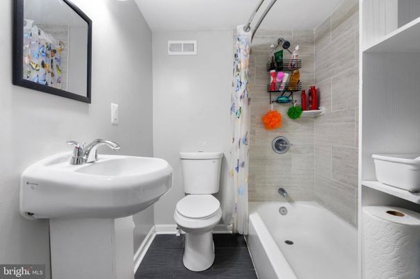 Bathroom, Interior, Wood Texture Flooring