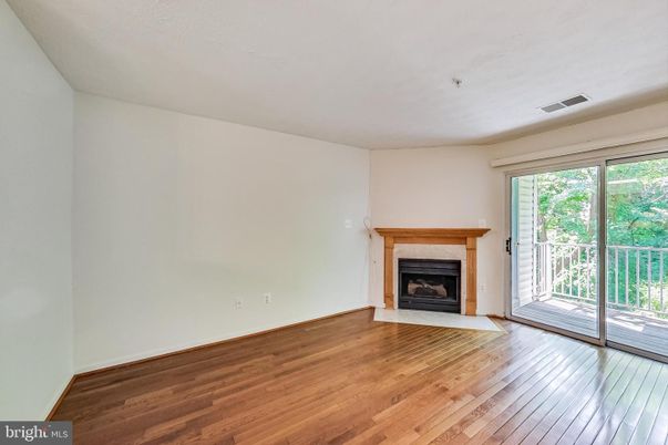 Empty room, Fireplace, Interior, Wood Texture Flooring